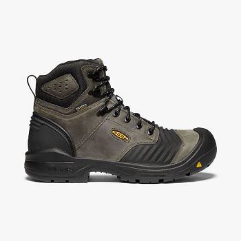 KEEN Férfi Portland 6" Waterproof (Carbon-Fiber Toe) Munkavédelmi Bakancs Olivazöld